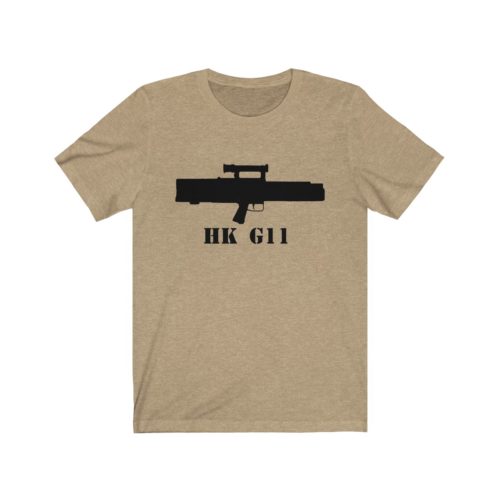 Shirt with gun on it