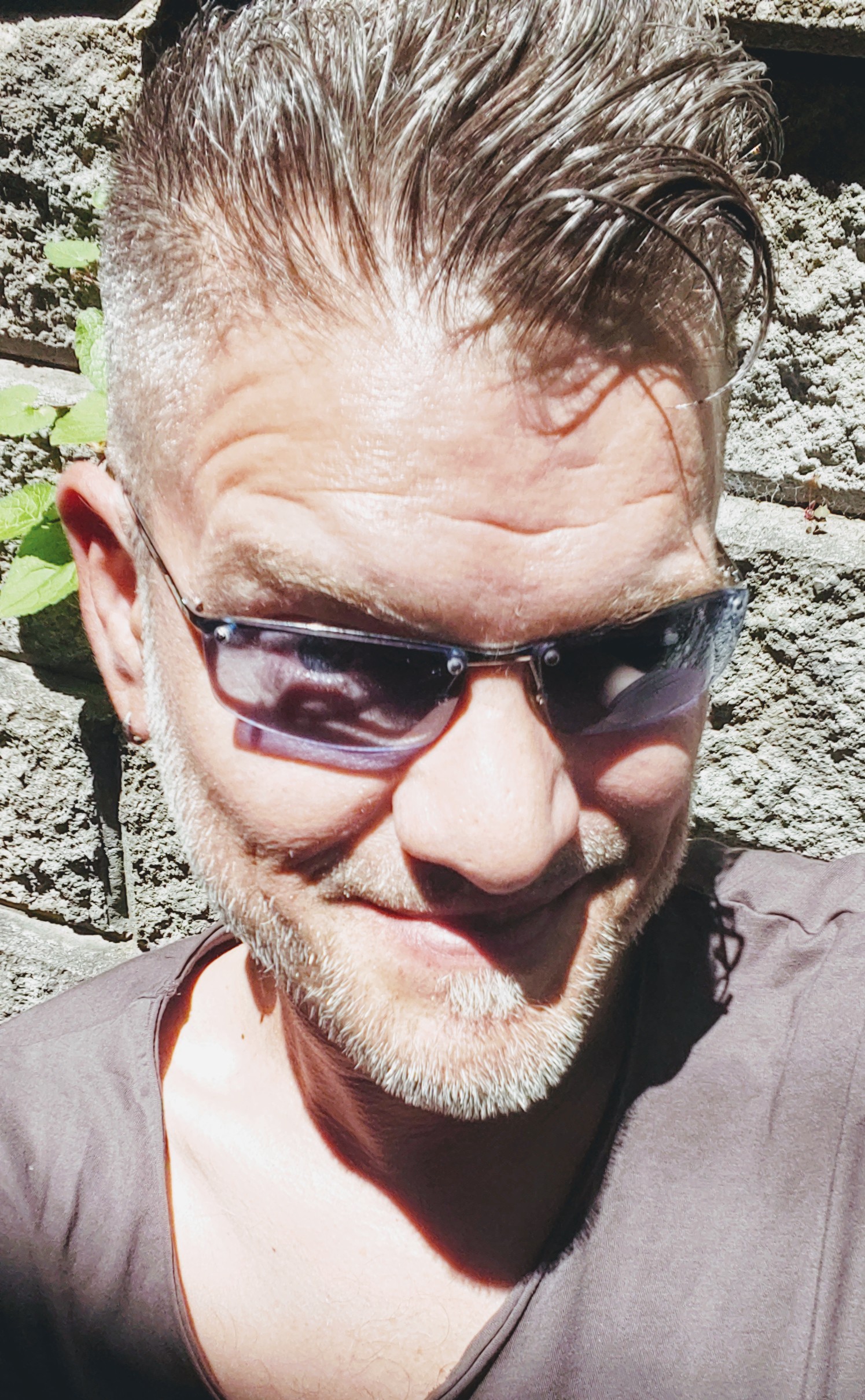 Blue Glasses Selfie