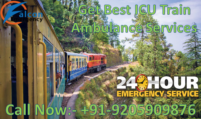 Get Quick and Affordable Medical Train Ambulance from Delhi to Mumbai, Chennai, and Vellore –Falcon Emergency