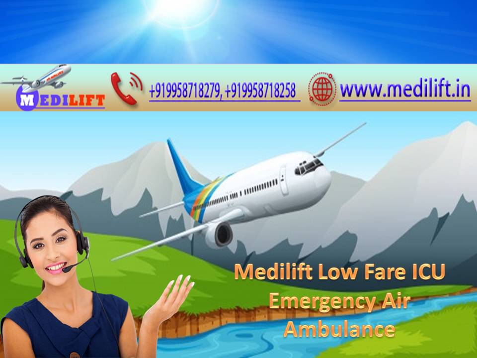 Full ICU Care Commercial Air Ambulance Service in Patna