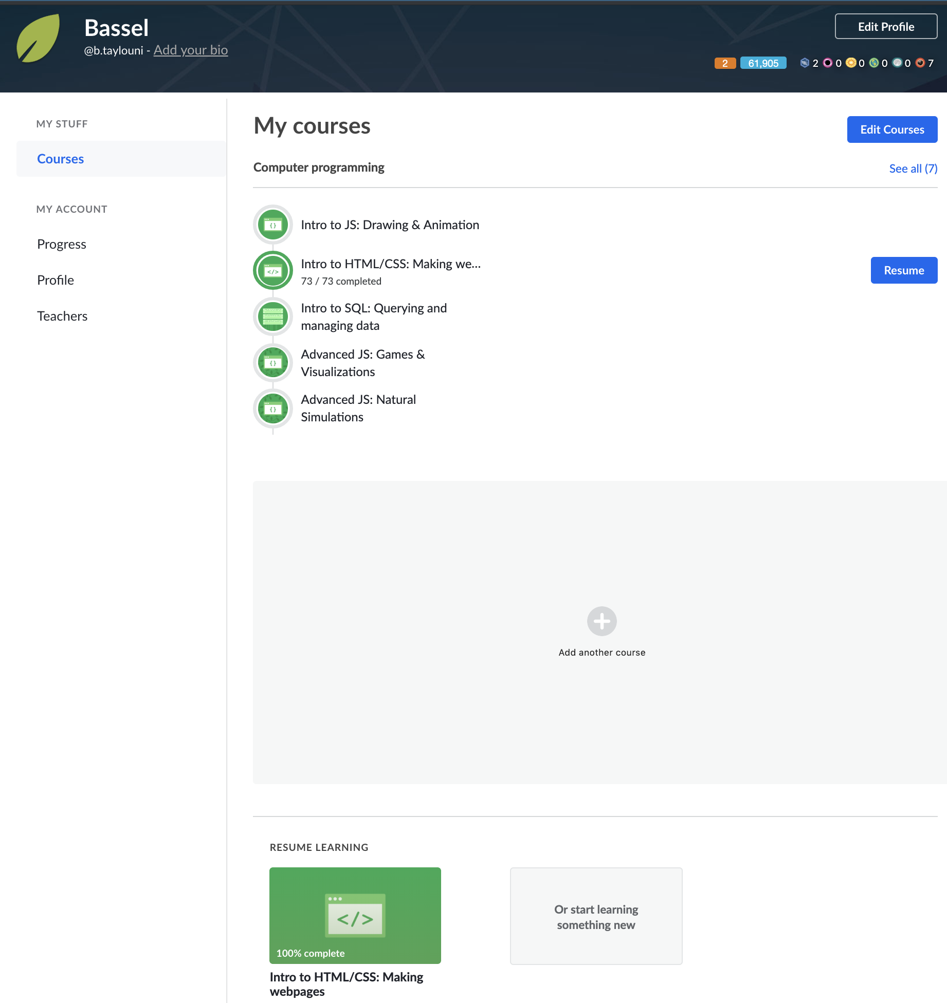 Khan Academy - Bassel