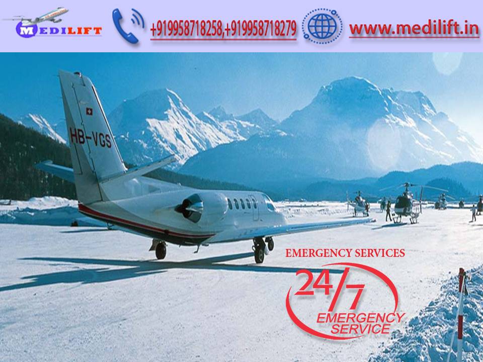 High Quality Air Ambulance Service in Bagdogra by Medilift