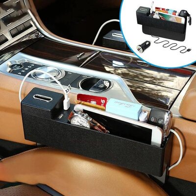 Car Seat Crevice Storage Box