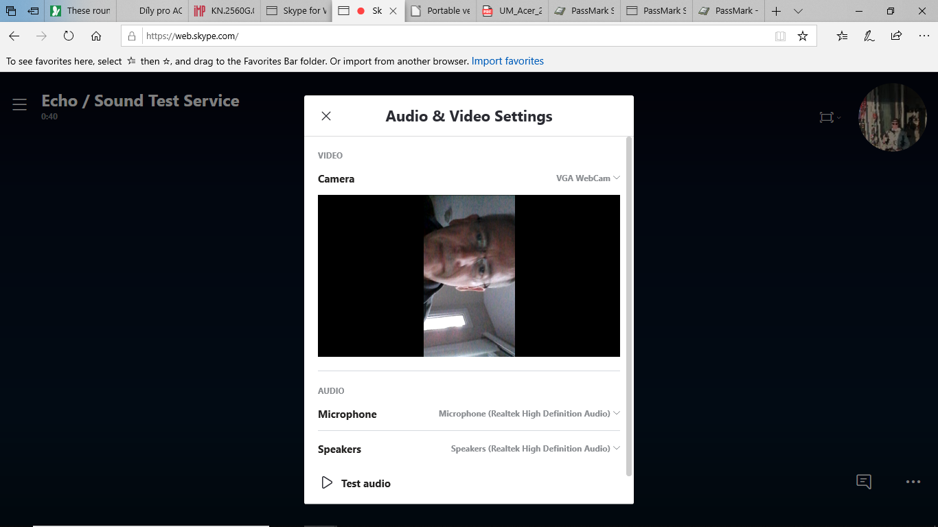 skype for web browser video