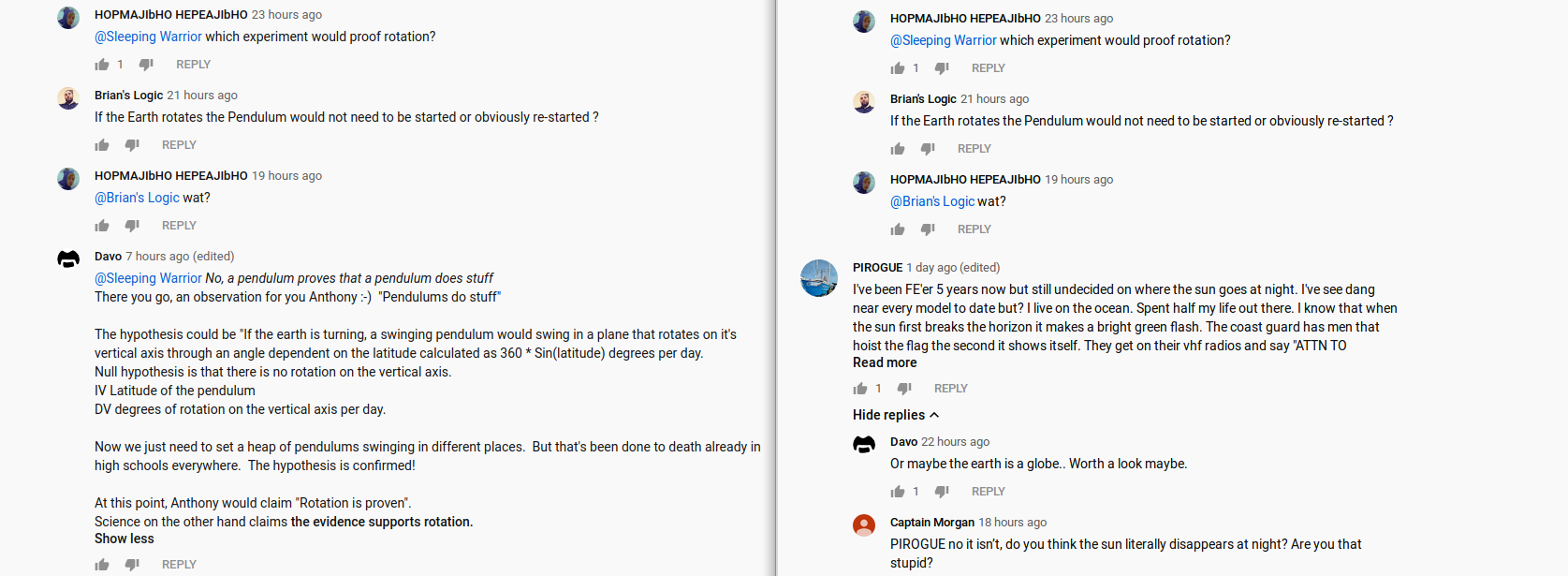 Anthony Hiding Comments