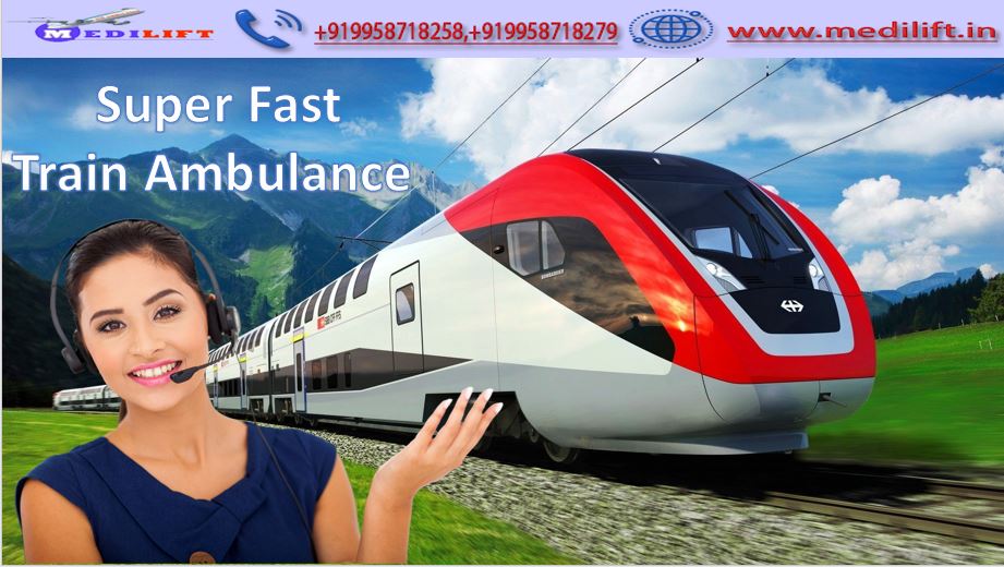Medilift Train Ambulance from Patna to Mumbai-Amazing Facilities