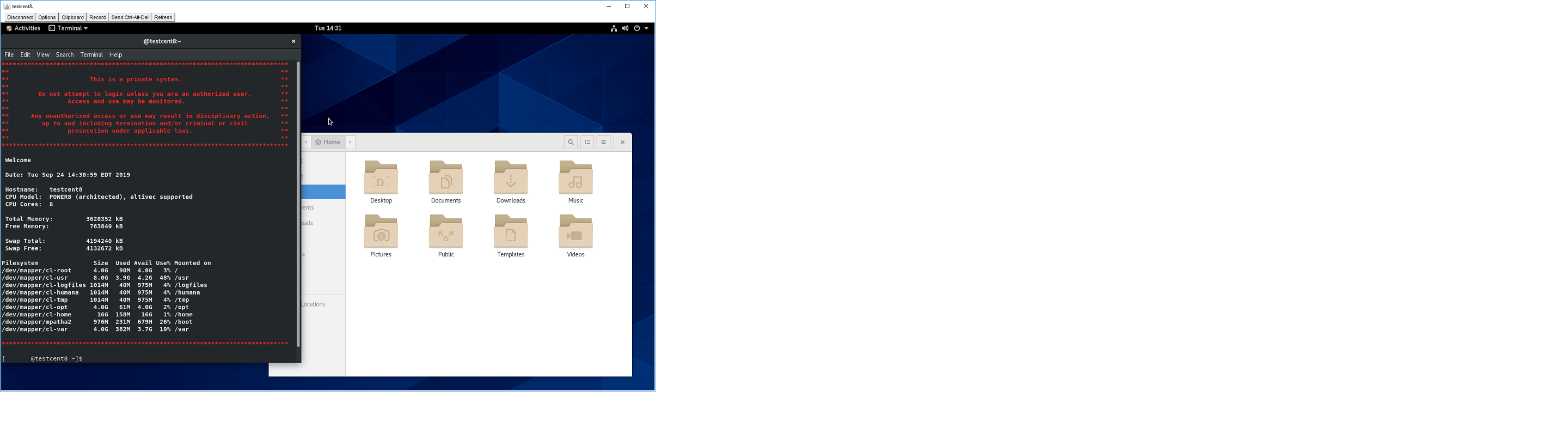 CentOS 8 on IBM Power8
