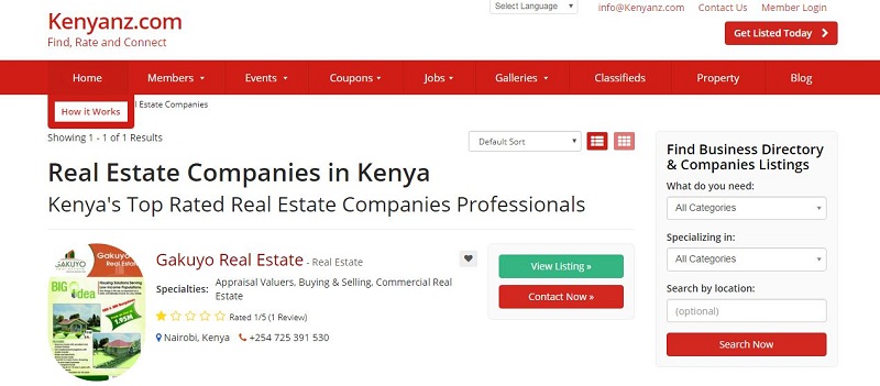Real Estate Companies in Kenya