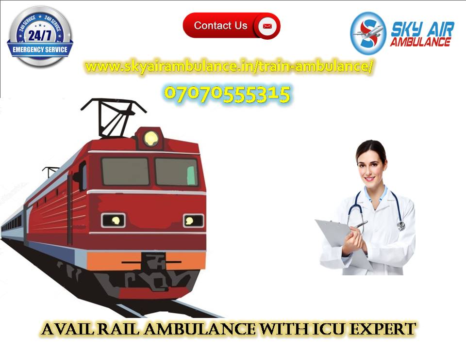 Take Worry-Free Patient Shifting from Patna by Sky Train Ambulance