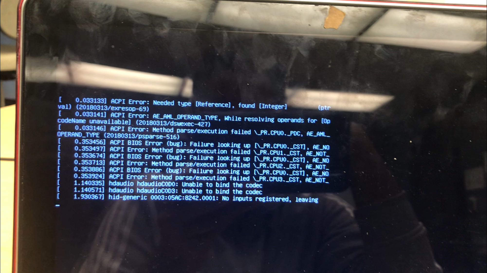 Broken Boot Trackpad Macbook