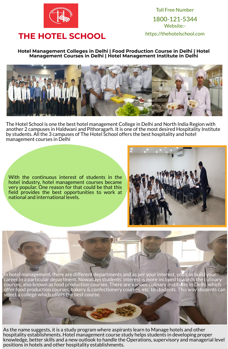 Hotel Management College in Delhi