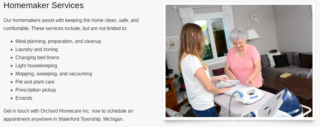 Senior help services