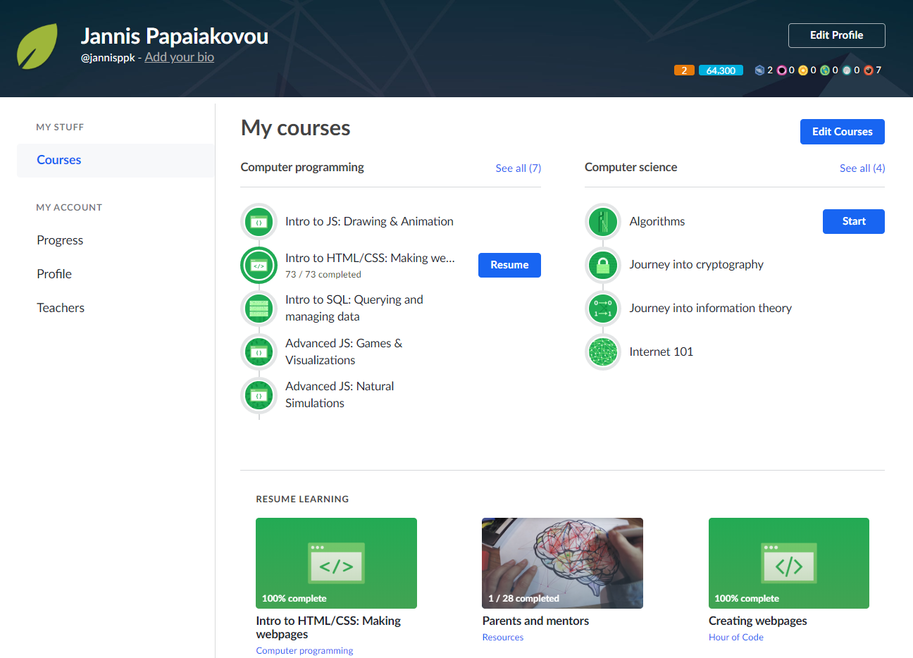 Jannis Papaiakovou Khan Academy