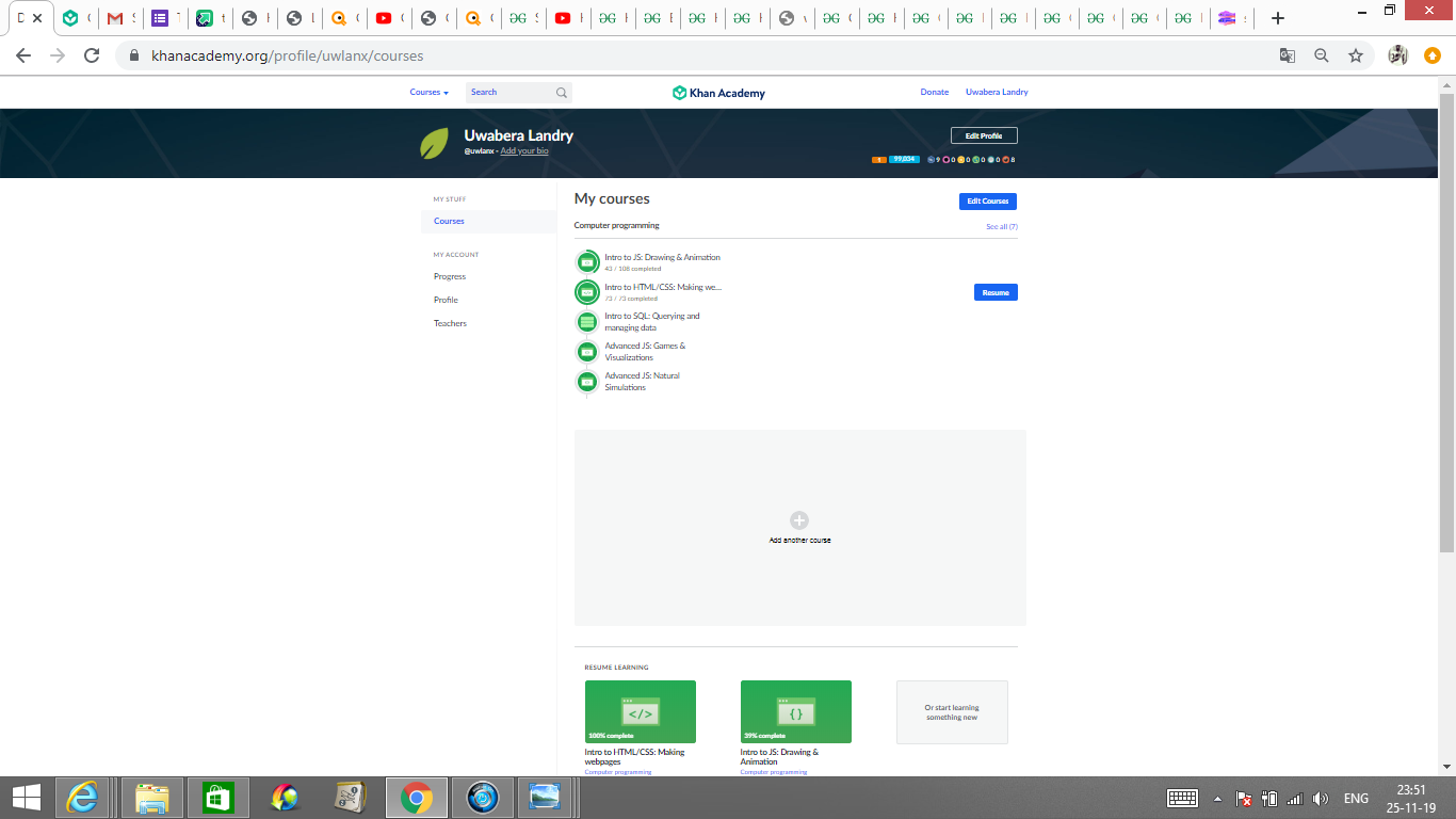 Khan academy screenshot