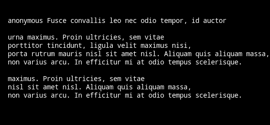 Example input file