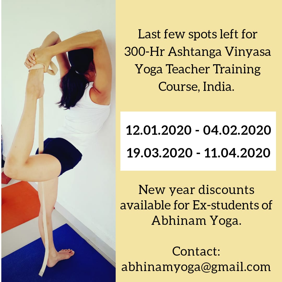 500 hrs Yoga teacher training in India
