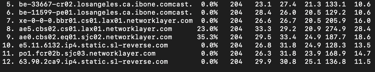 MTR Results to SJC Xbox POE Server
