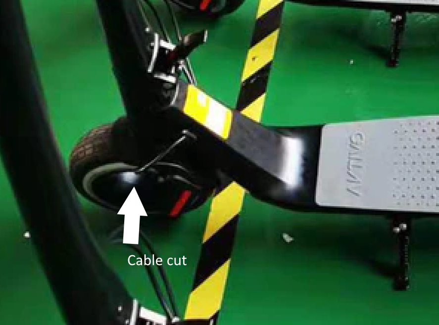 Aktivo cable cut