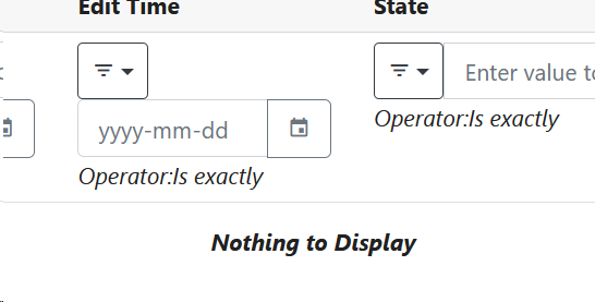 eg-grid nothing to display
