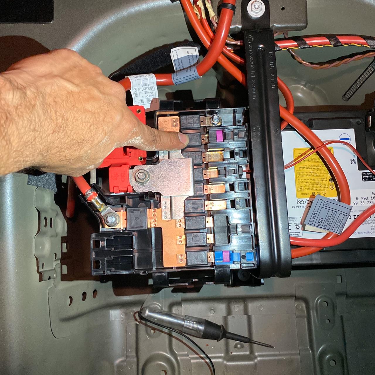 bmw f10 battery junction box