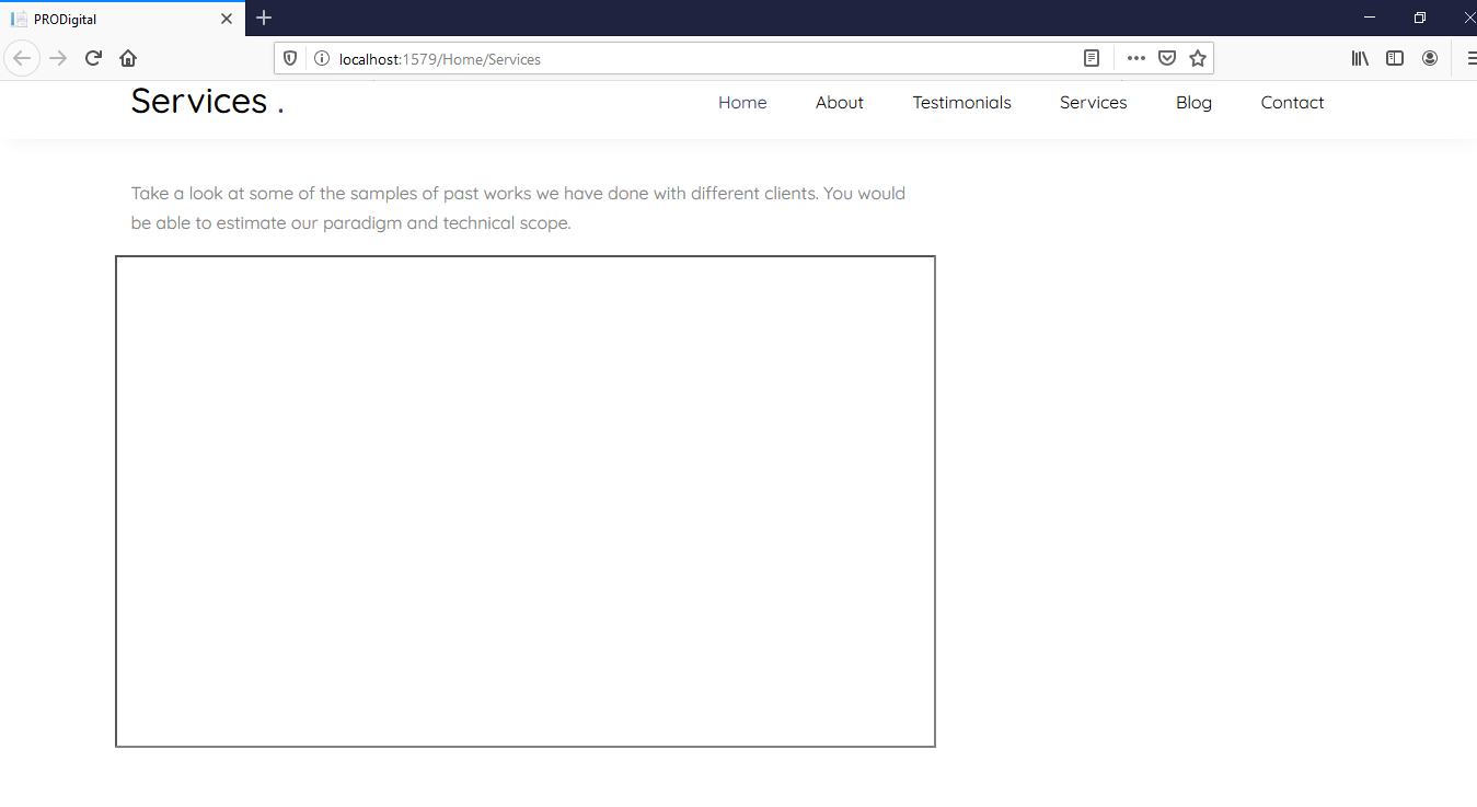 blank in iframe