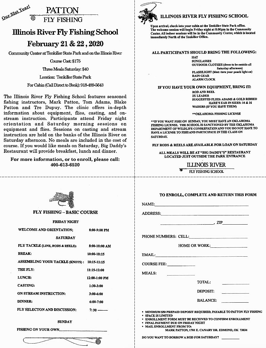 2020 Illinois River Fly Fishing School