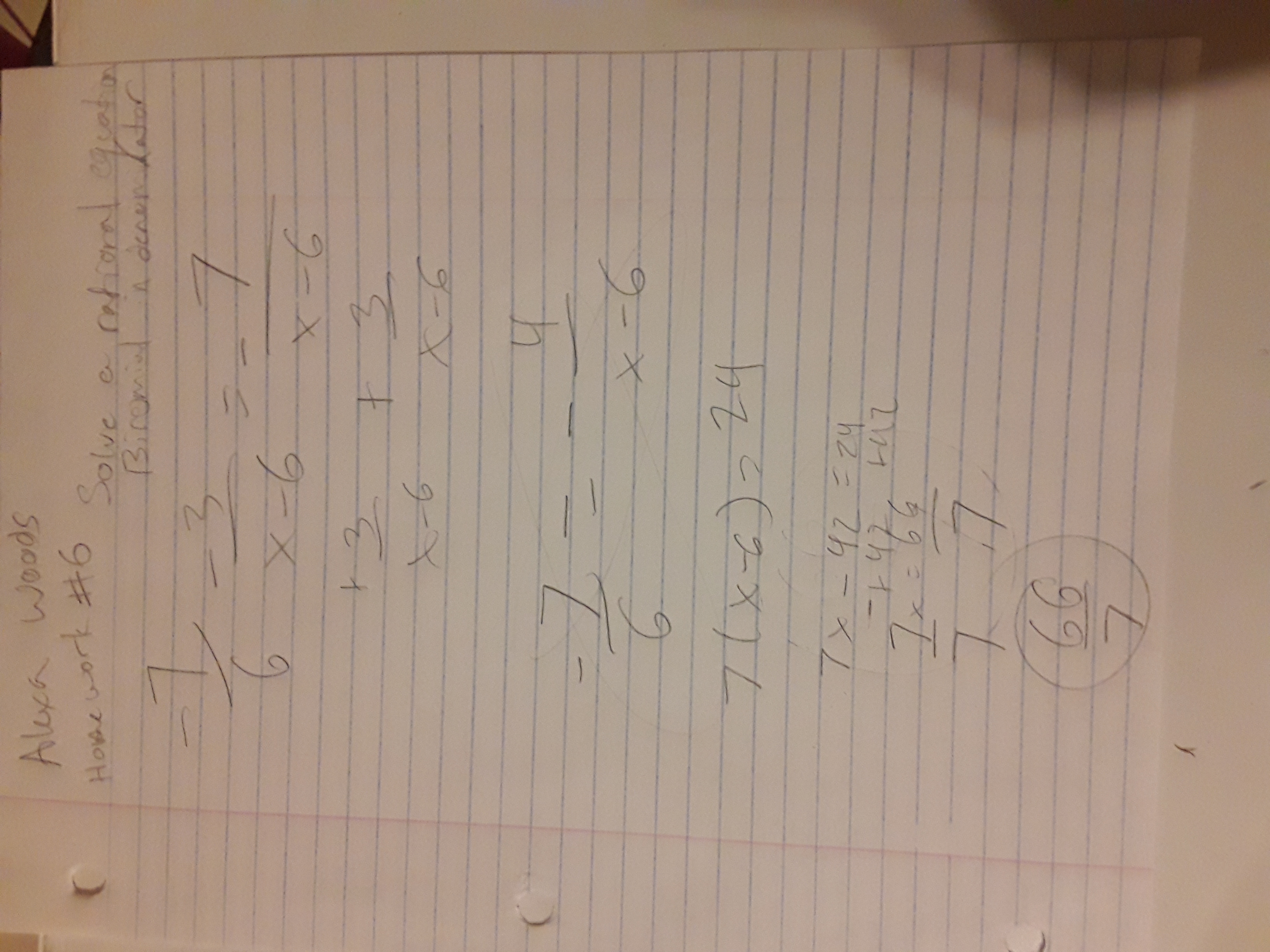 Math Work