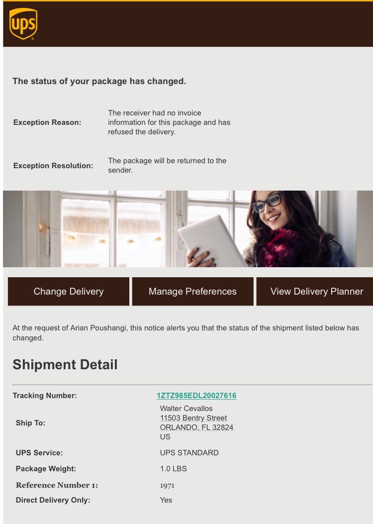 Ebay dispute