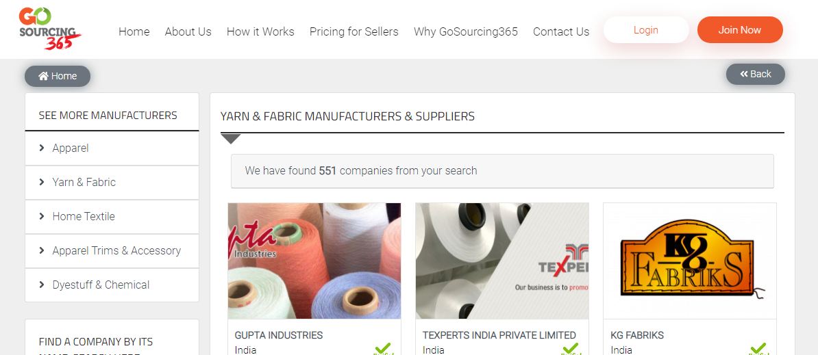 Textile Suppliers