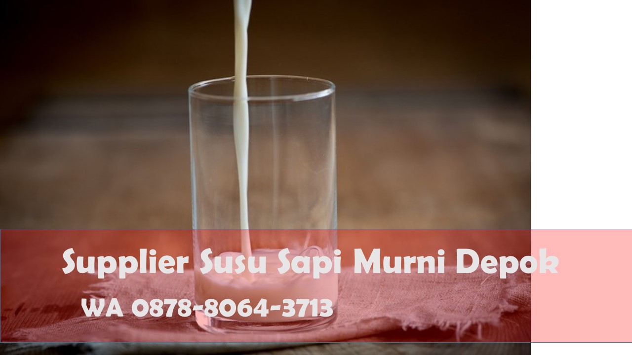 TERBAIK, WA 0878-8064-3713, Grosir Susu Pasteurisasi - Susu Sapi Murni Asli Wilayah Cinere Depok