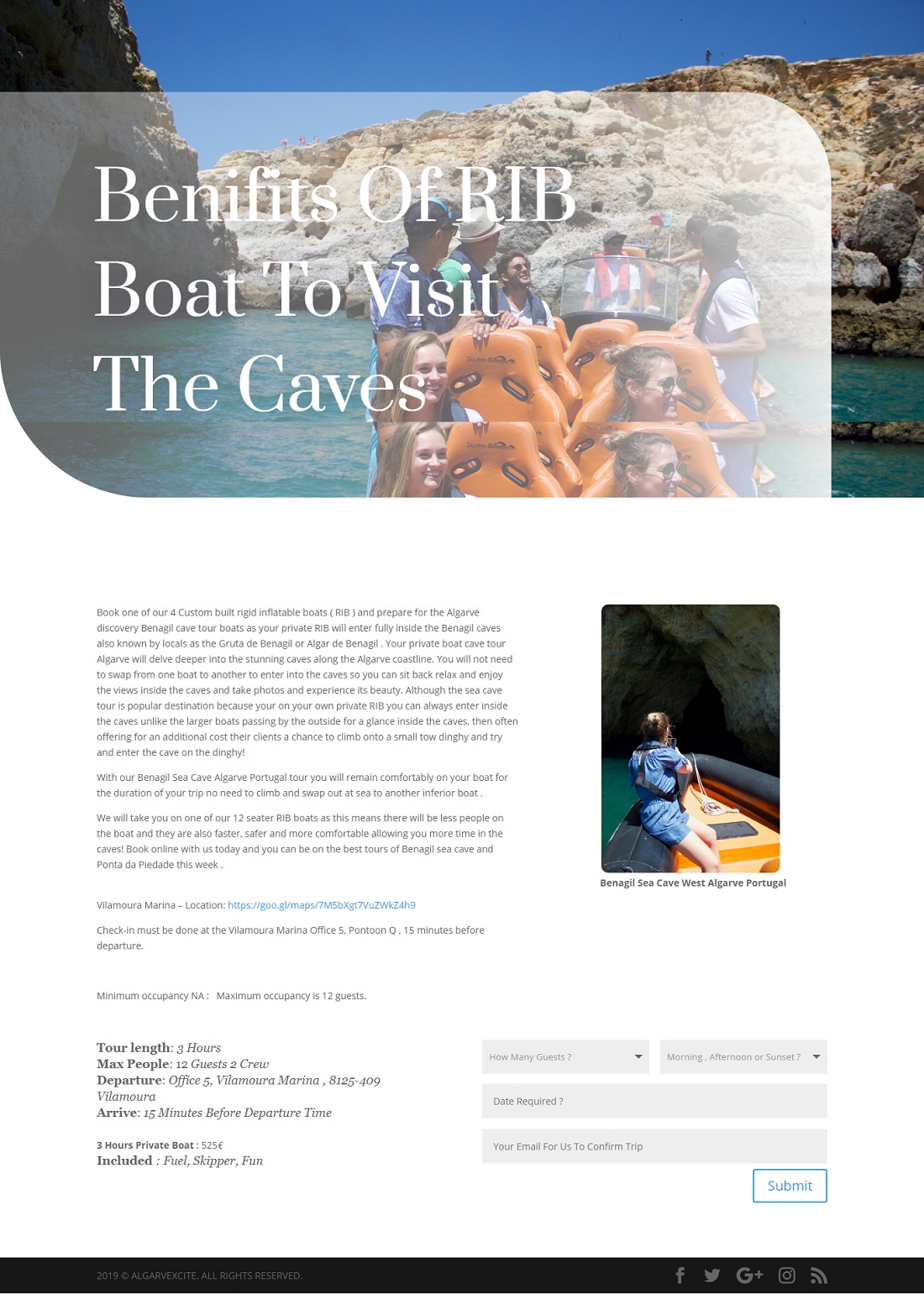 Benagil sea cave tour from albufeira