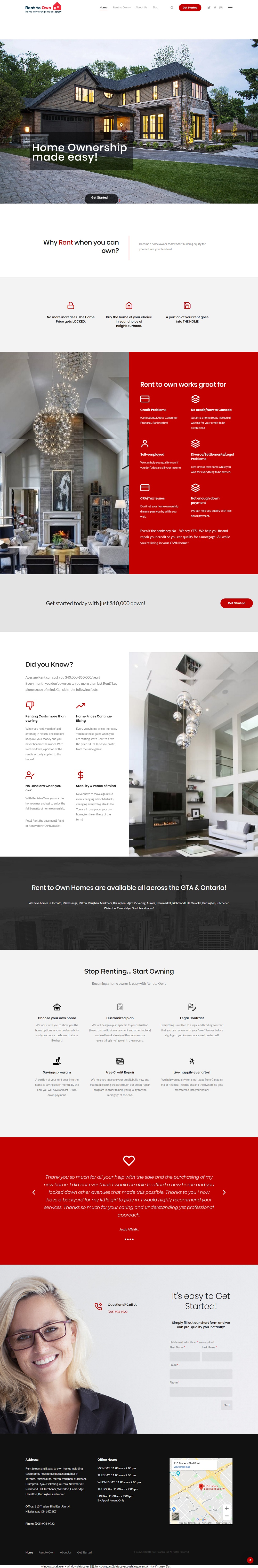 Rent to own homes in Mississauga