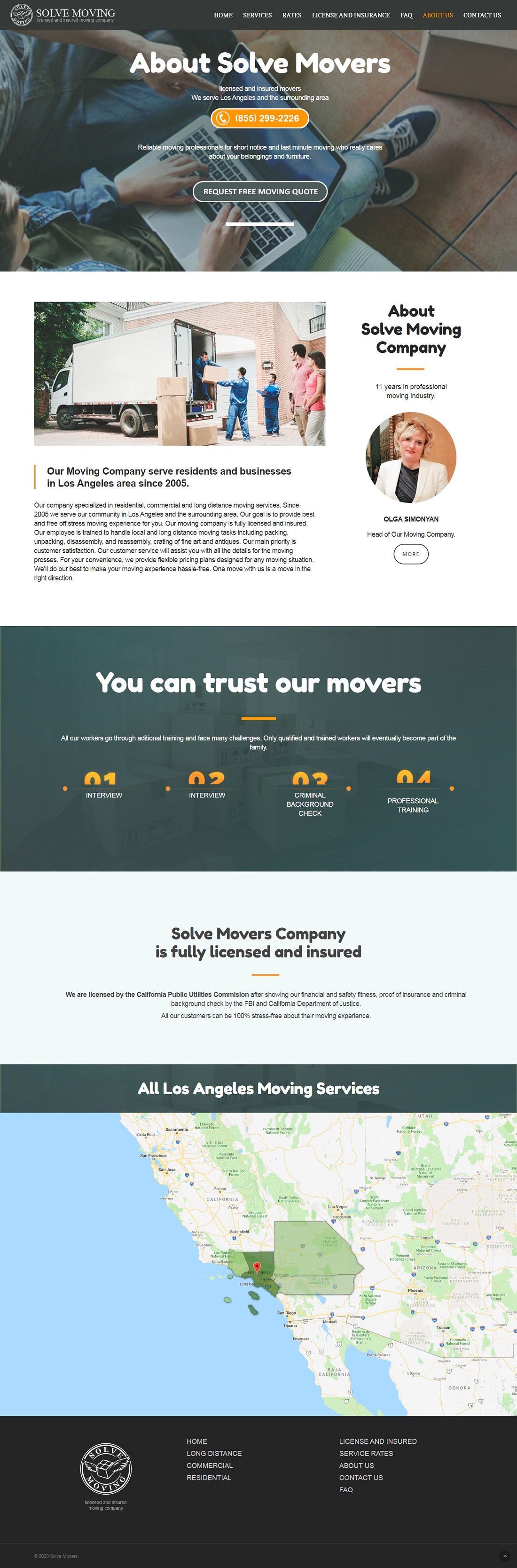 Los angeles moving service