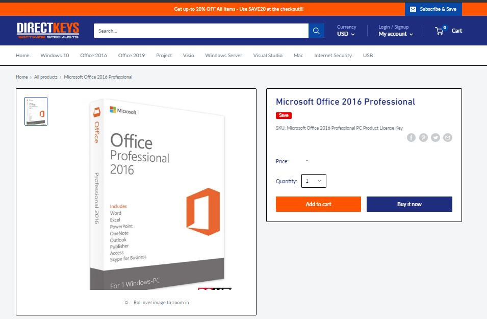 Download Office professional product key