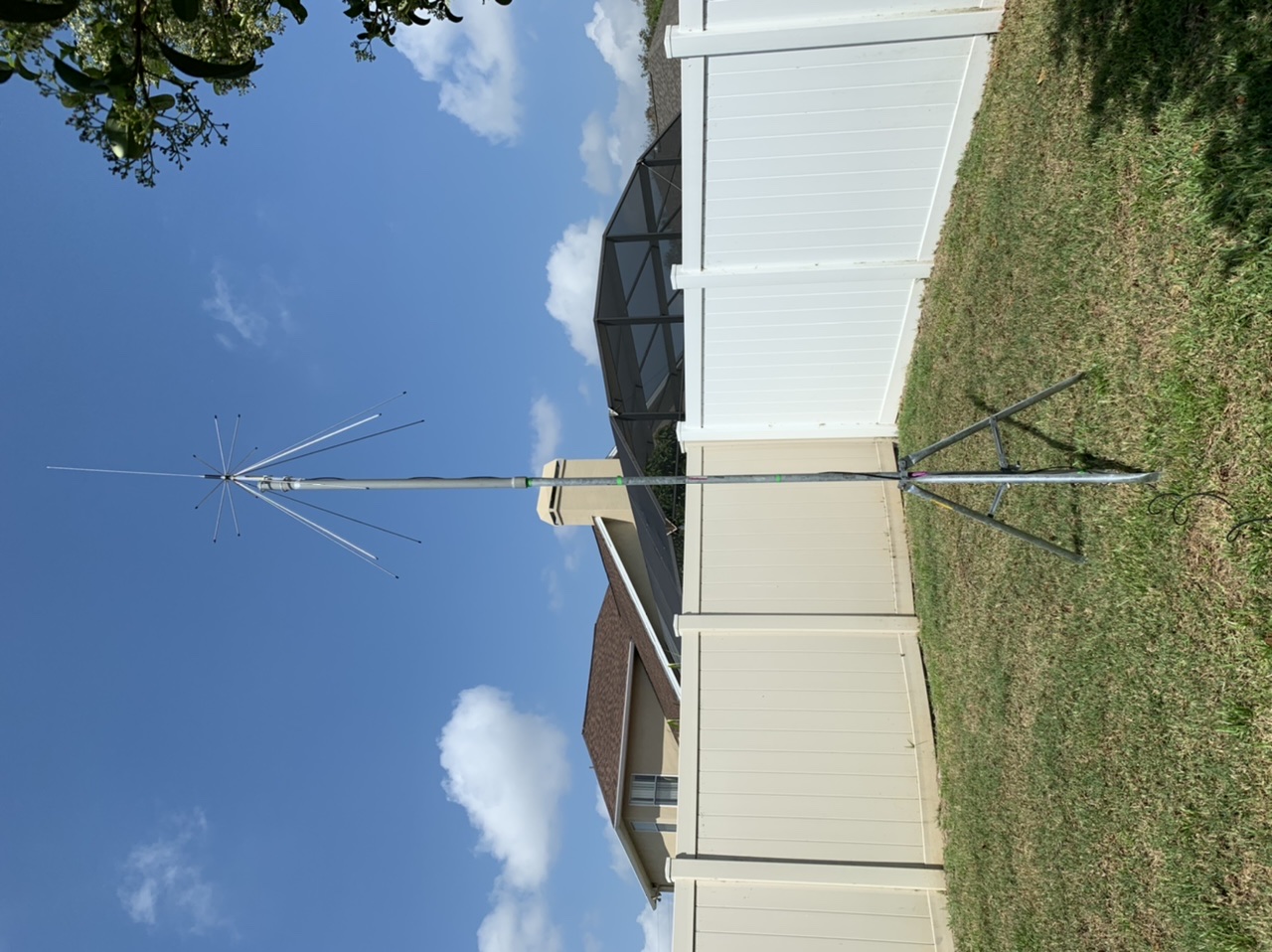 Radioshack discone antenna tower