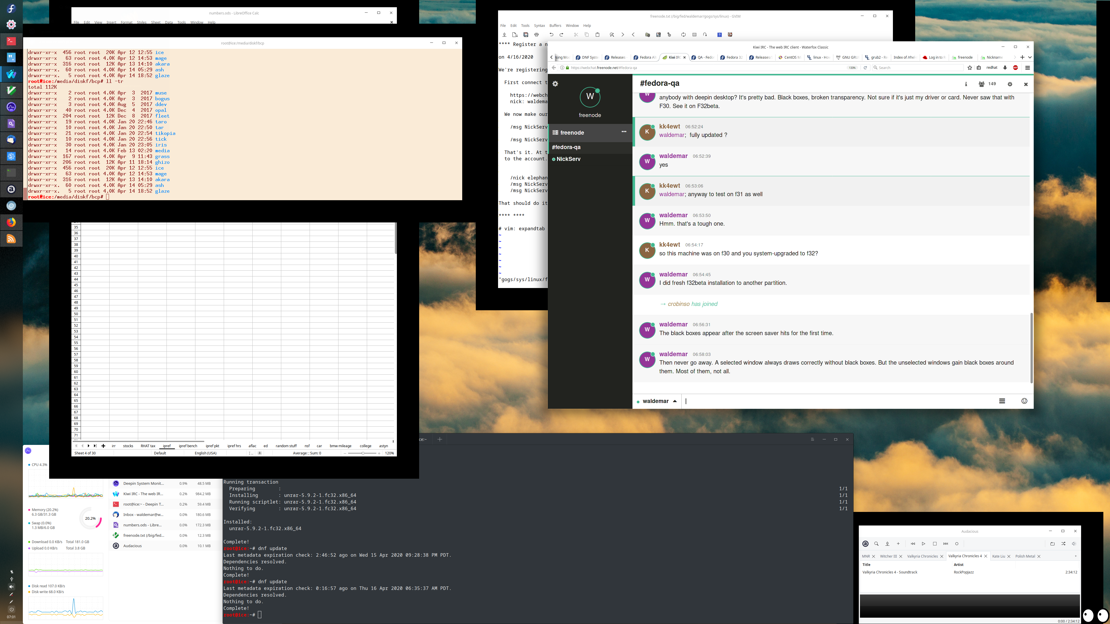 deepin black boxes