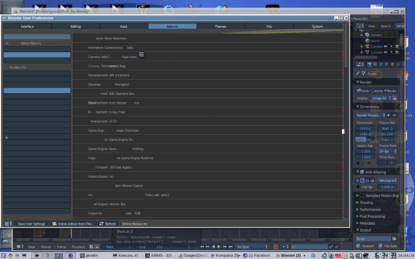 blender 2.79b nv92 prefs