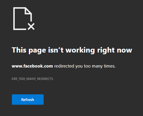 Error Description FB Login