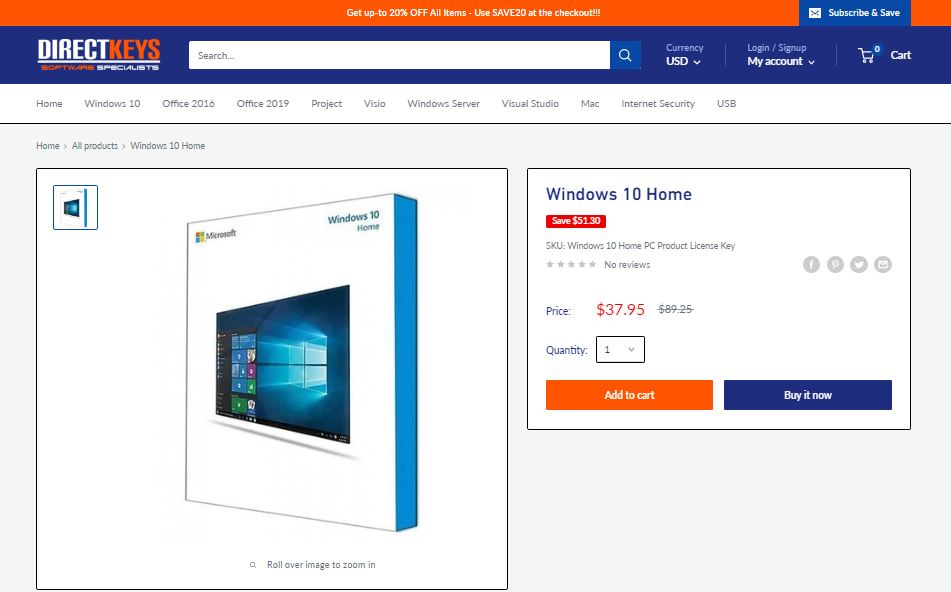 Activate windows 10 home product key