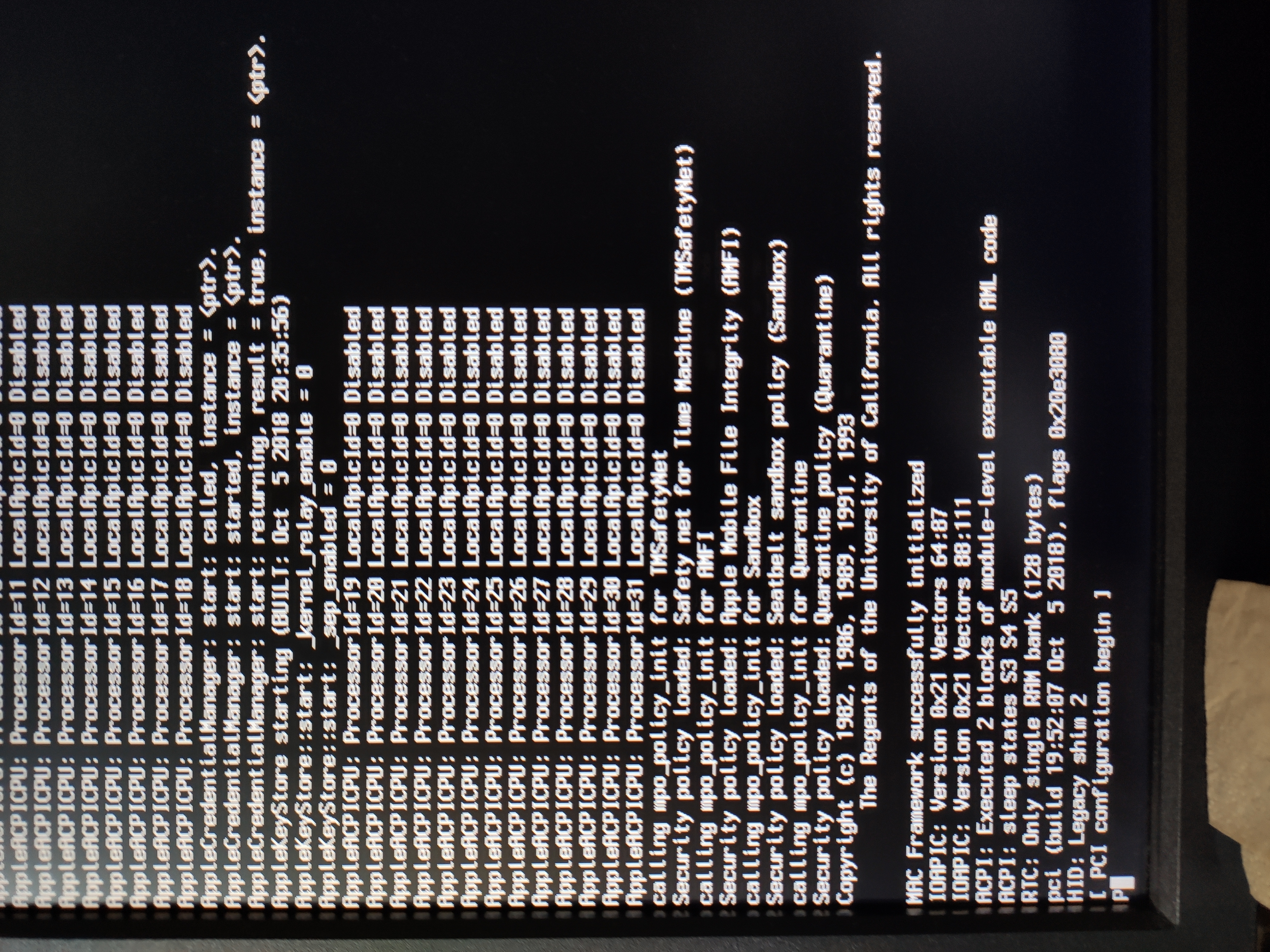Mojave install boot