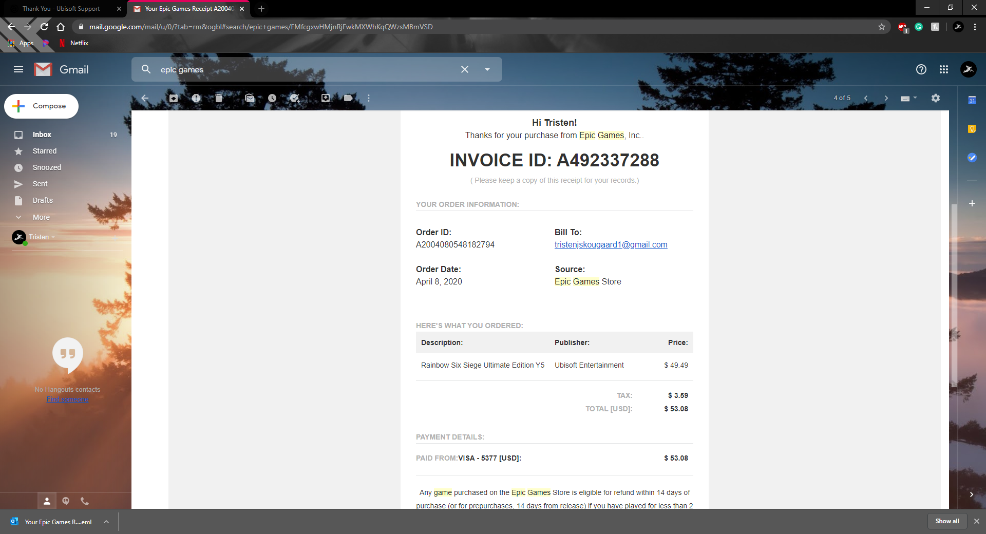 Game Purchase