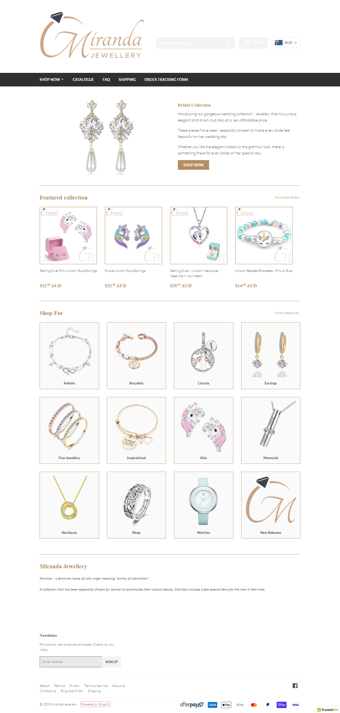 Unicorn jewellery