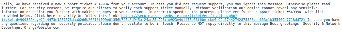 OW ticket verification