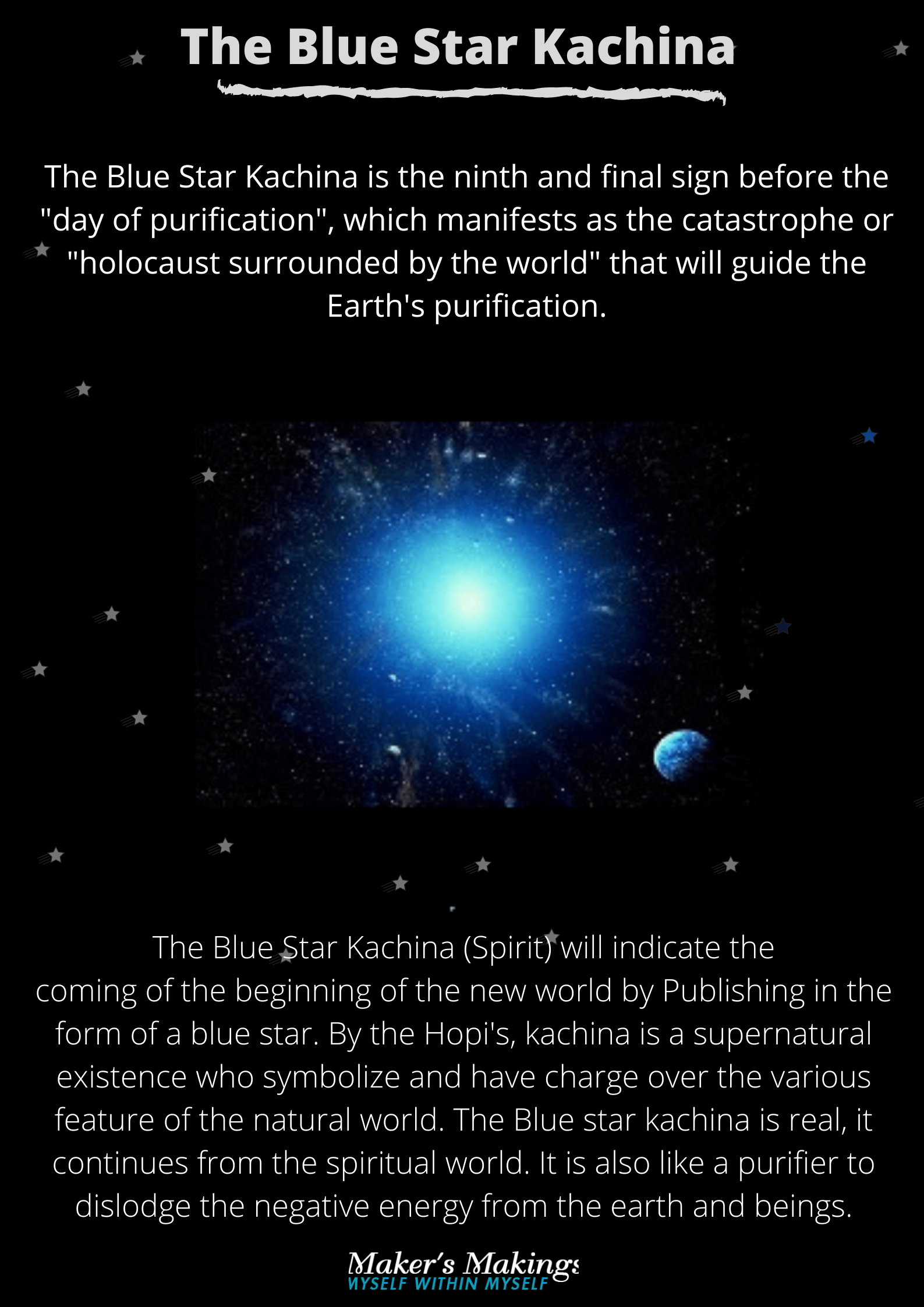 Blue Star Kachina
