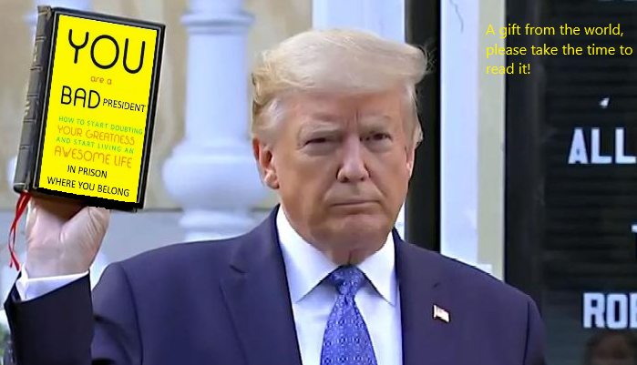 The good book, the bad man.