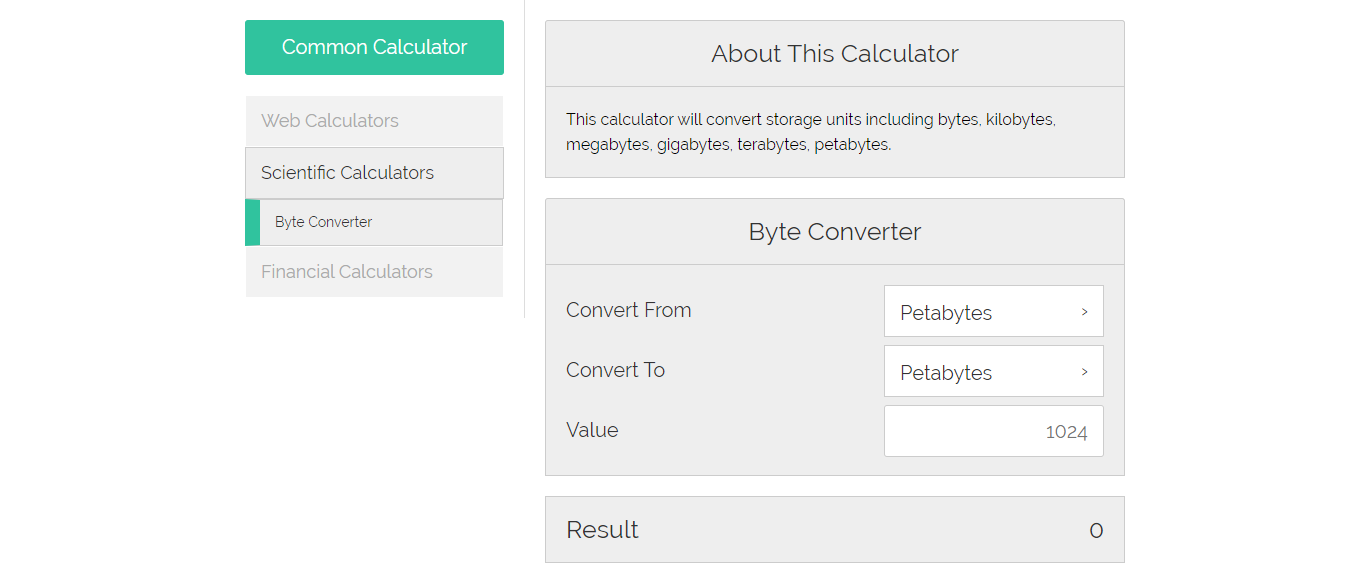 byte converter