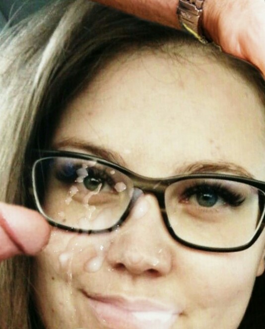 Cum on glasses