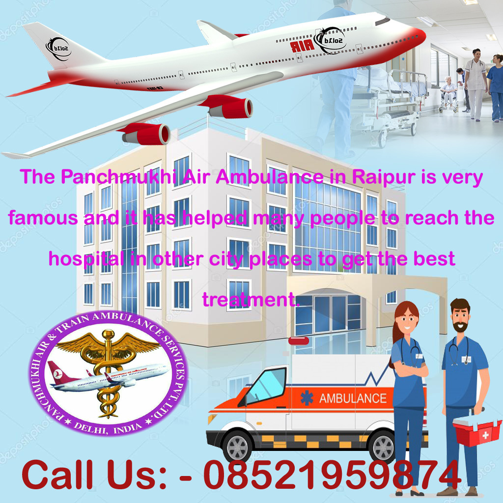 Book Reliable Air Ambulance Service in Raipur – Panchmukhi