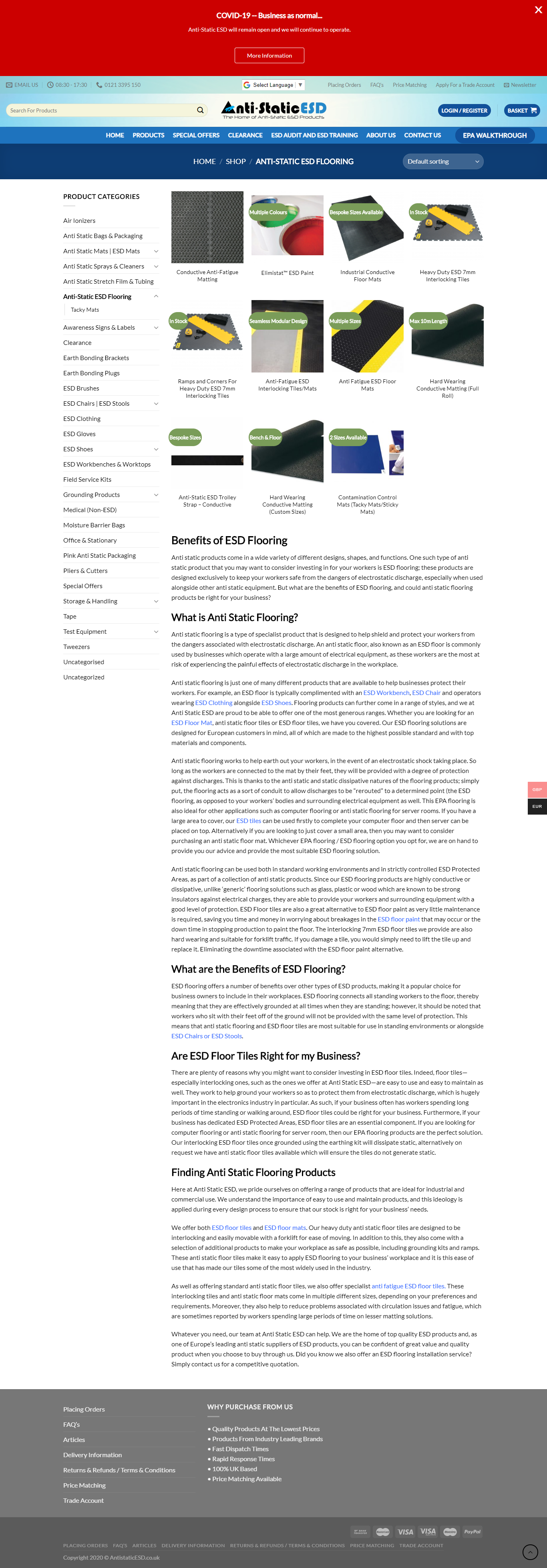 الأرضيات Esd