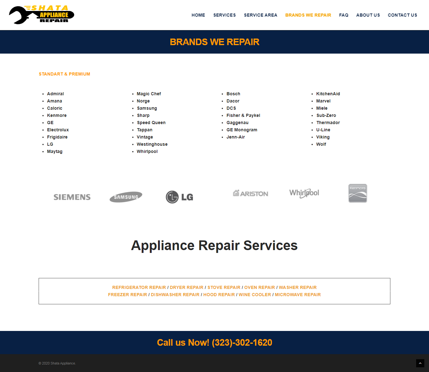 Appliance repair service